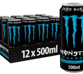 Monster Energy Absolutely Zero 12 x 500ml Pack