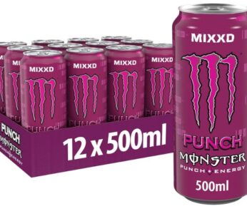 Monster Energy Mixed Punch 12 x 500ml Pack