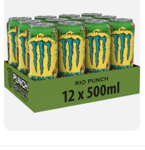 Monster Energy Rio Punch 12 x 500ml Pack - Image 3