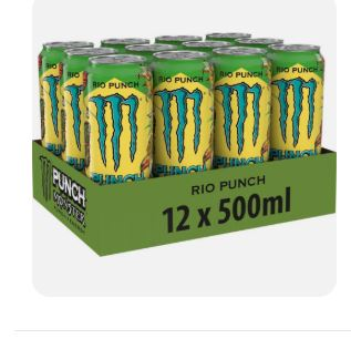 Monster Energy Rio Punch 12 x 500ml Pack - Image 6