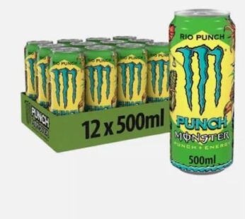 Monster Energy Rio Punch 12 x 500ml Pack