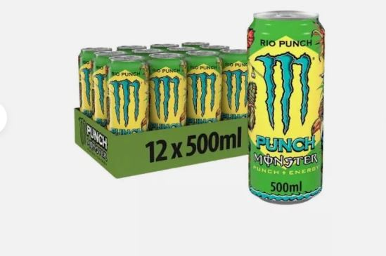 Monster Energy Rio Punch 12 x 500ml Pack