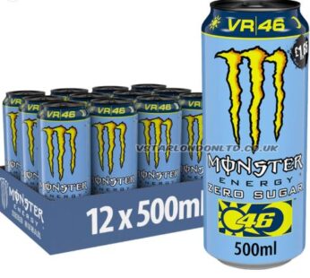 Monster Energy Rossi VR46 Zero Sugar 12 x 500ml Pack