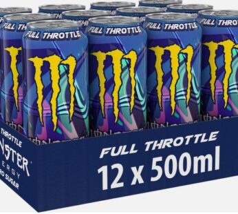 Monster Energy Zero Sugar Full Throttle(Former Lewis Hamilton) 12 x 500ml Pack