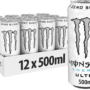Monster Energy Ultra White Zero Sugar 12 x 500ml Pack
