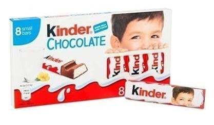 Kinder Small Chocolate Bars Multipack 8 x 12.5g Case of 10 - Image 3