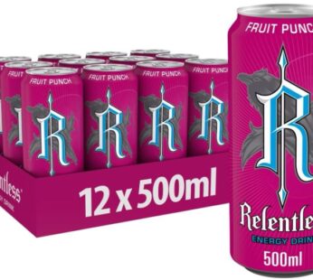 Relentless Fruit Punch 12 x 500ml Pack