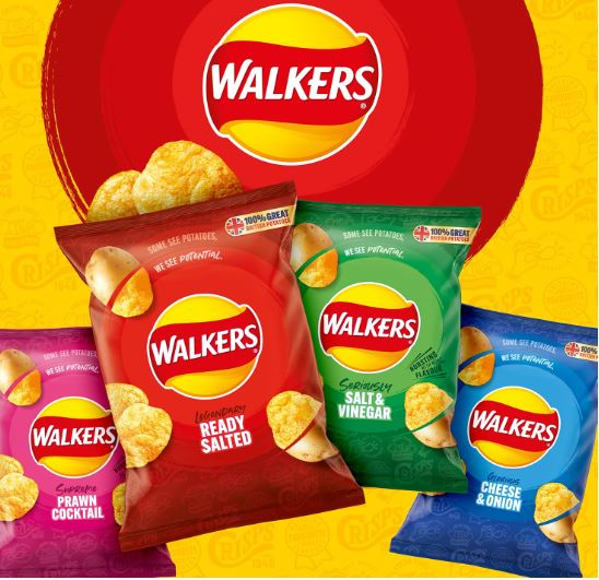 Walkers Classic Variety Multipack Crisps Box 20x25 g - Image 3