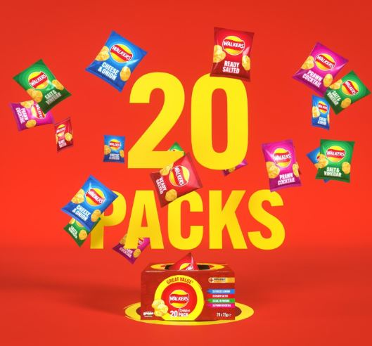 Walkers Classic Variety Multipack Crisps Box 20x25 g - Image 7
