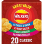 Walkers Classic Variety Multipack Crisps Box 20x25 g