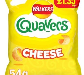 Walkers Quavers Cheese Crisps 18 x 45g Pack