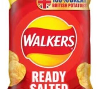 Walkers Ready Salted Sharing Crisps 6 x 150g