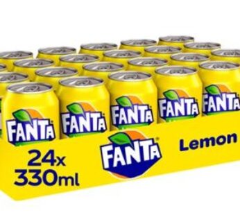 Fanta Lemon 24 x 330ml Sparkling Lemon Drink