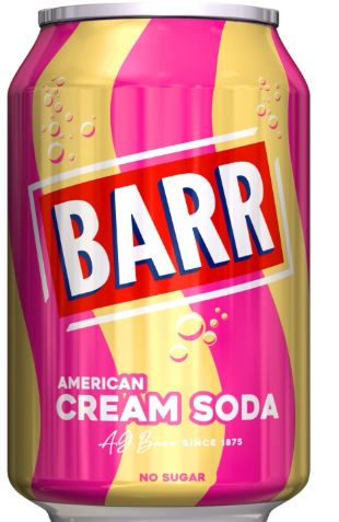 BARR American Cream Soda 24 x 330ml Pack - Image 2