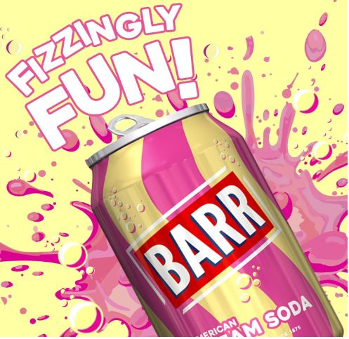 BARR American Cream Soda 24 x 330ml Pack - Image 5