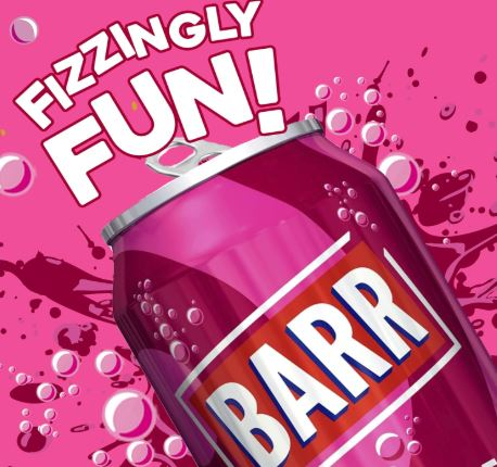BARR Cherryade Zero Sugar Cherry Flavoured 24 x 330ml Pack - Image 6