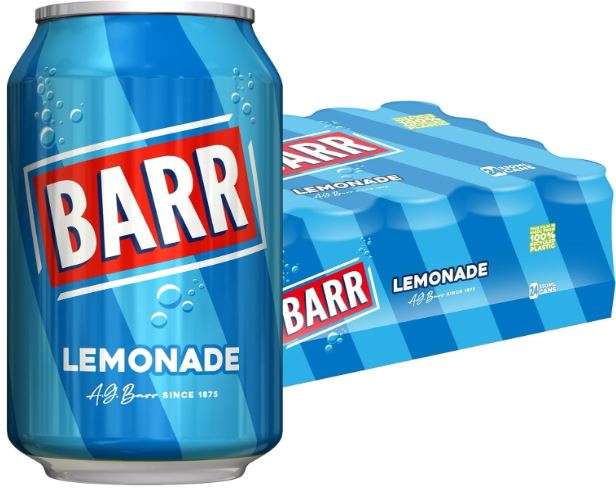 BARR Lemonade 24 x 330ml Pack