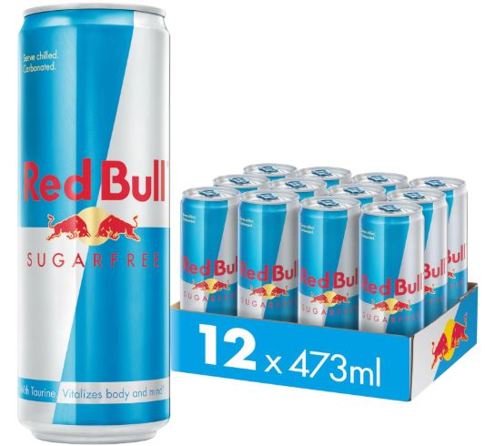 Red Bull Sugar free 12 x 473ml Energy Drink