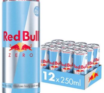 Red Bull Zero 12 x 250ml Energy Drink