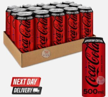 Coca-Cola Zero Sugar 12 x 500ml Drink