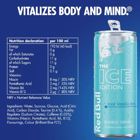 Red Bull Vanilla Berry 12 x 250ml Energy Drink - Image 2