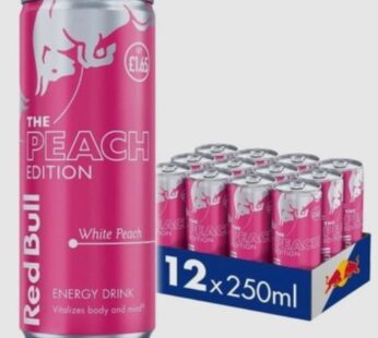 Red Bull White Peach 12 x 250ml Energy Drink