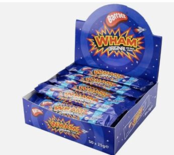 Barratt Wham Original with Sour Crystals 50 x 25g Bulk Box
