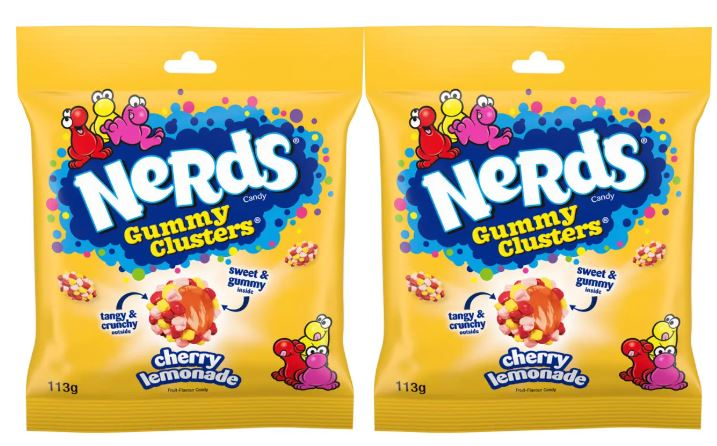 Nerds Gummy Clusters Cherry Lemonade Fruit-Flavour Candy 10 x 113g Bulk Case - Image 4