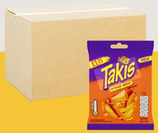 Takis Intense Nacho Cheese Flavour Corn Snack 21 x 55g Bulk Box - Image 5