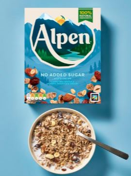 Alpen No Added Sugar Muesli Breakfast Cereal 6 x 550g Bulk Pack - Image 4