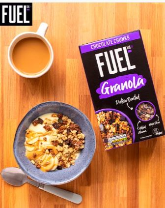 FUEL 10K Granola Chocolate Chunks 6 x 400g Bulk Pack - Image 3