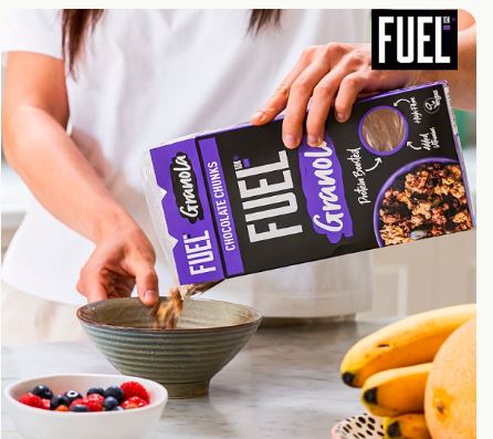 FUEL 10K Granola Chocolate Chunks 6 x 400g Bulk Pack - Image 5