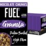 FUEL 10K Granola Chocolate Chunks Cereal 6 x 400g Bulk Pack display