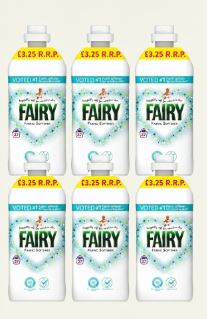 Fairy Fabric Softener 8 x 37 Washes Bulk Pack - Image 2