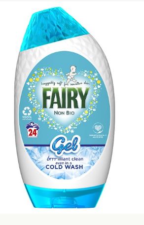 Fairy Non Bio Washing Liquid Gel 6 x 24 Washes Bulk Pack - Image 2