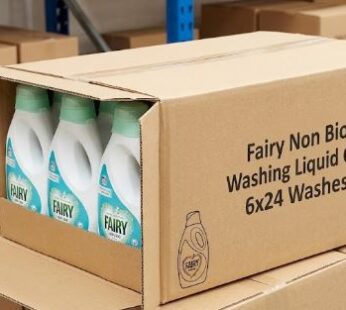 Fairy Non Bio Washing Liquid Gel 6 x 24 Washes Bulk Pack
