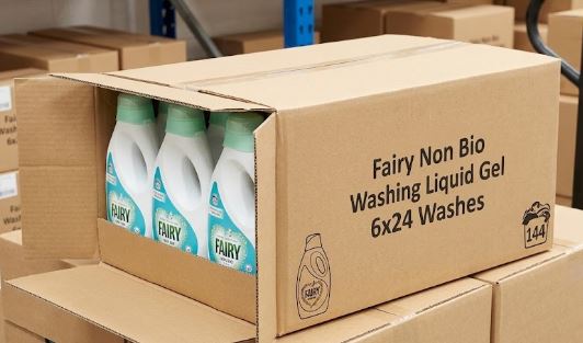Fairy Non-Bio Washing Liquid Gel 6 x 24 Washes