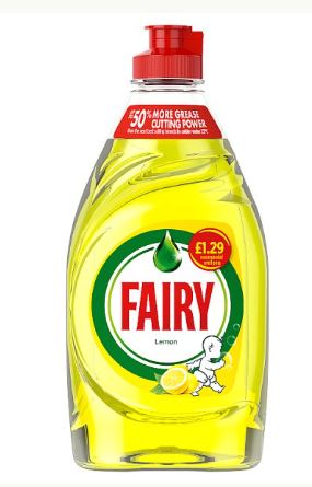 Fairy Original Lemon Washing Up Liquid with Lift Action 10 x 320ml - Image 2