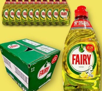 Fairy Original Lemon Washing Up Liquid with Lift Action 10 x 320ml