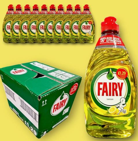 Fairy Original Lemon Washing Up Liquid 10 x 320ml