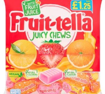 Fruit-tella Juicy Chews Bulk Pack 12 x 135g