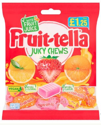 Fruit-tella Juicy Chews Bulk Pack 12 x 135g