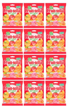 Fruit-tella Juicy Chews Bulk Pack 12 x 135g - Image 2