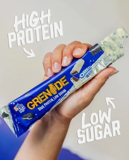 Grenade Protein Bar Oreo White 12 x 60g Bulk Pack - Image 3