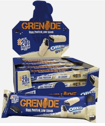 Grenade Protein Bar Oreo White 12 x 60g Bulk Pack