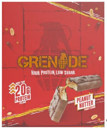 Grenade Protein Bars Peanut Nutter Peanut Flavour 12 x 60g Bulk Pack - Image 6