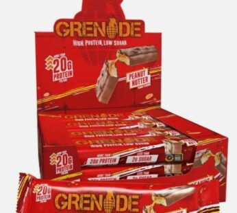 Grenade Protein Bars Peanut Nutter Peanut Flavour 12 x 60g Bulk Pack