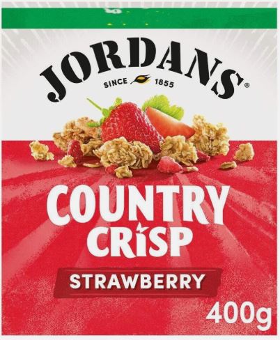 Jordans Country Crisp Strawberry Crunchy Oat Clusters 6 x 400g Bulk Pack - Image 3