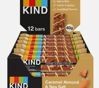 KIND Caramel Almond & Sea Salt Bars 12 x 40g Pack