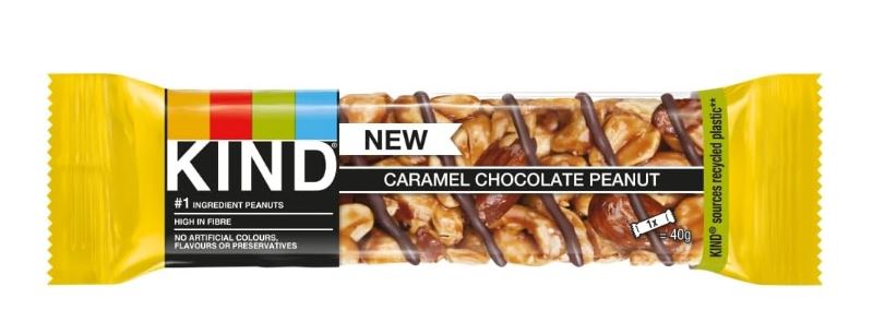KIND Caramel Dark Chocolate Peanut (12 Bars x40g x 6)–72 Bars Bulk Pack - Image 4